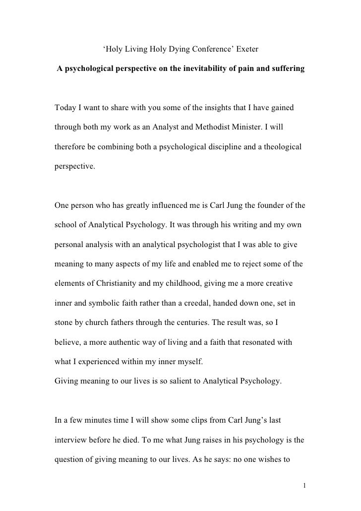 pain and suffering essay